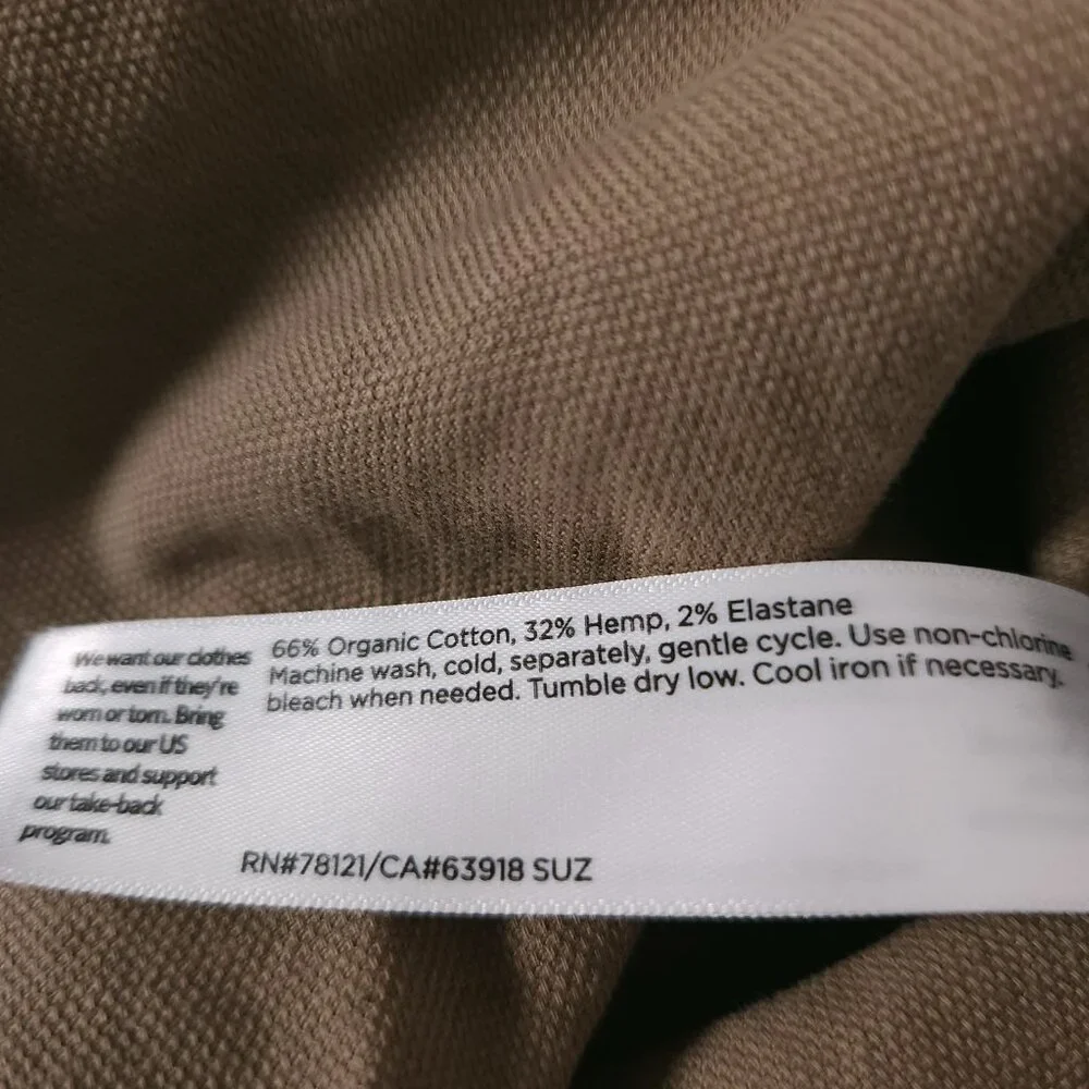 Eileen Fisher Womens Organic Cotton Hemp Overalls XL Utility Minimalist - Picture 14 of 16